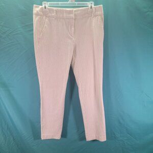 Loft Marisa Skinny Pinstripe Pants Size 4 Women's